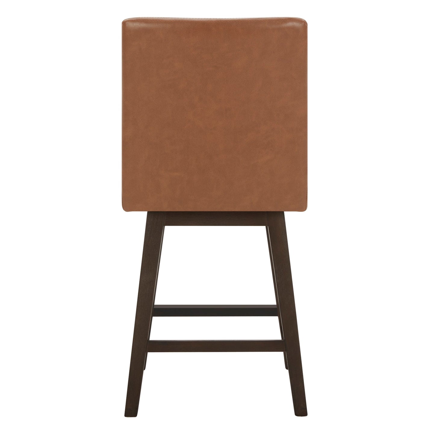 Swivel Bar Stool in Natural Wood Finish