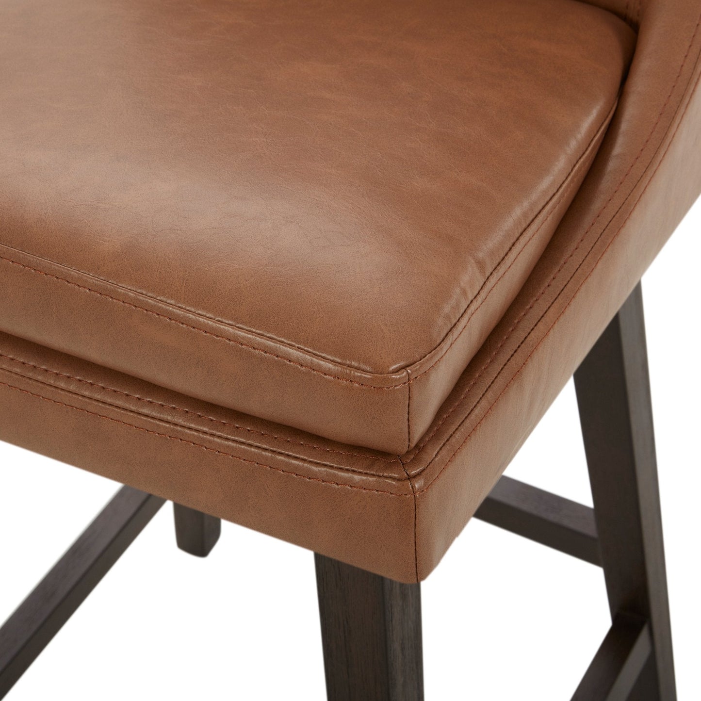Swivel Bar Stool in Natural Wood Finish