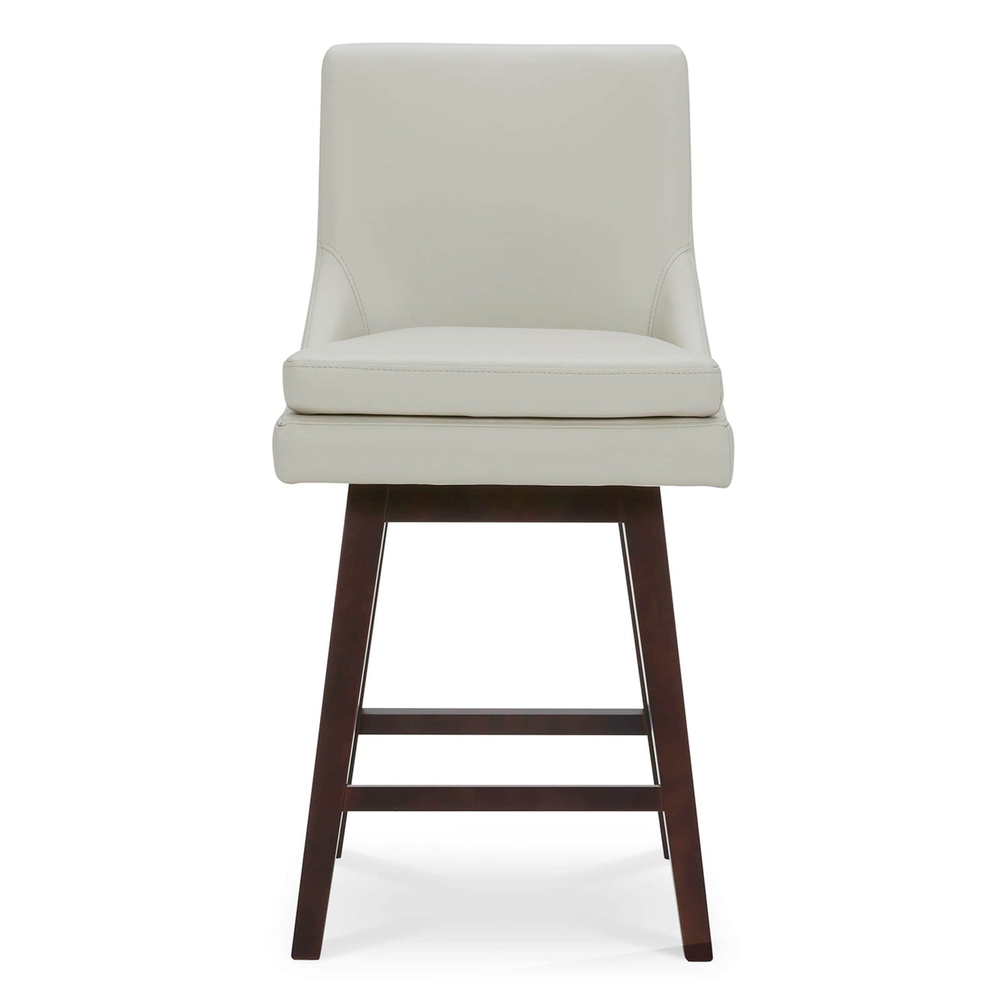 Swivel Bar Stool in Natural Wood Finish