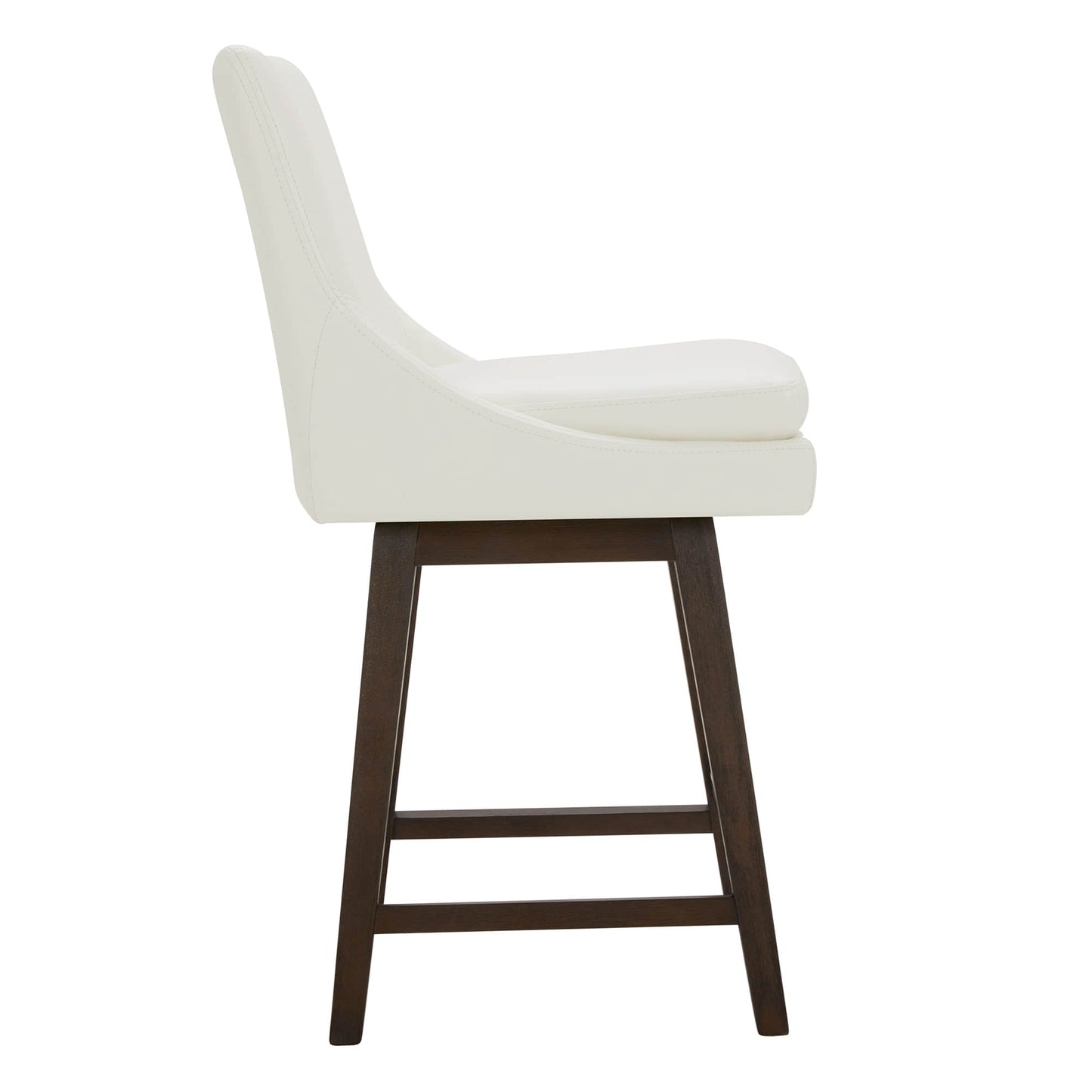 Swivel Bar Stool in Natural Wood Finish