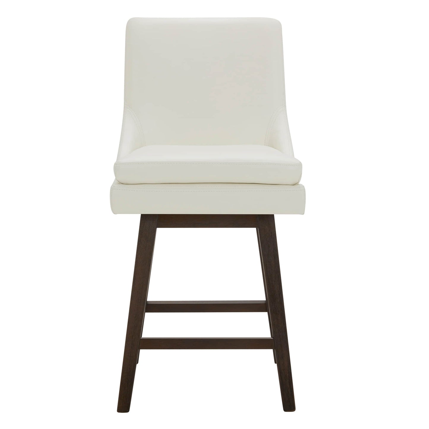 Swivel Bar Stool in Natural Wood Finish