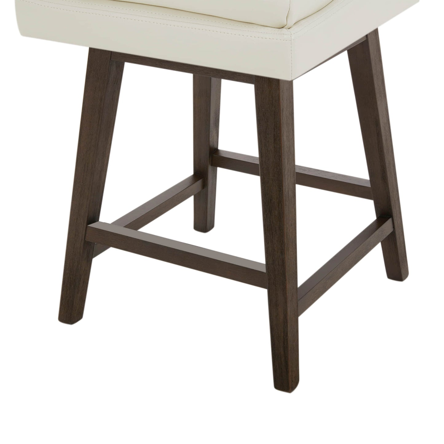 Swivel Bar Stool in Natural Wood Finish
