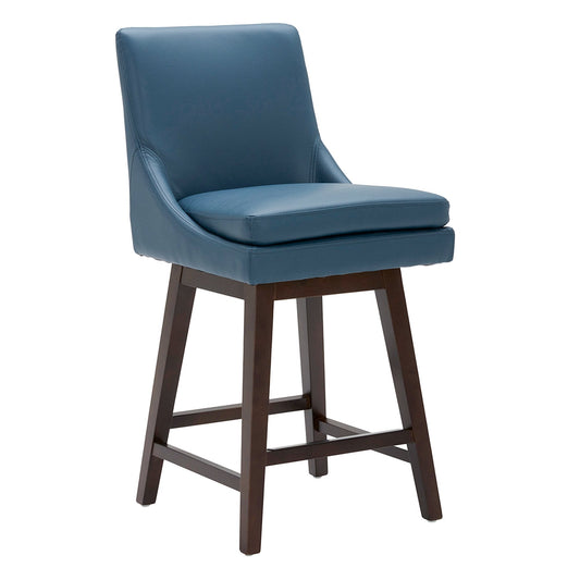 Swivel Bar Stool in Natural Wood Finish
