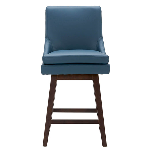 Swivel Bar Stool in Natural Wood Finish