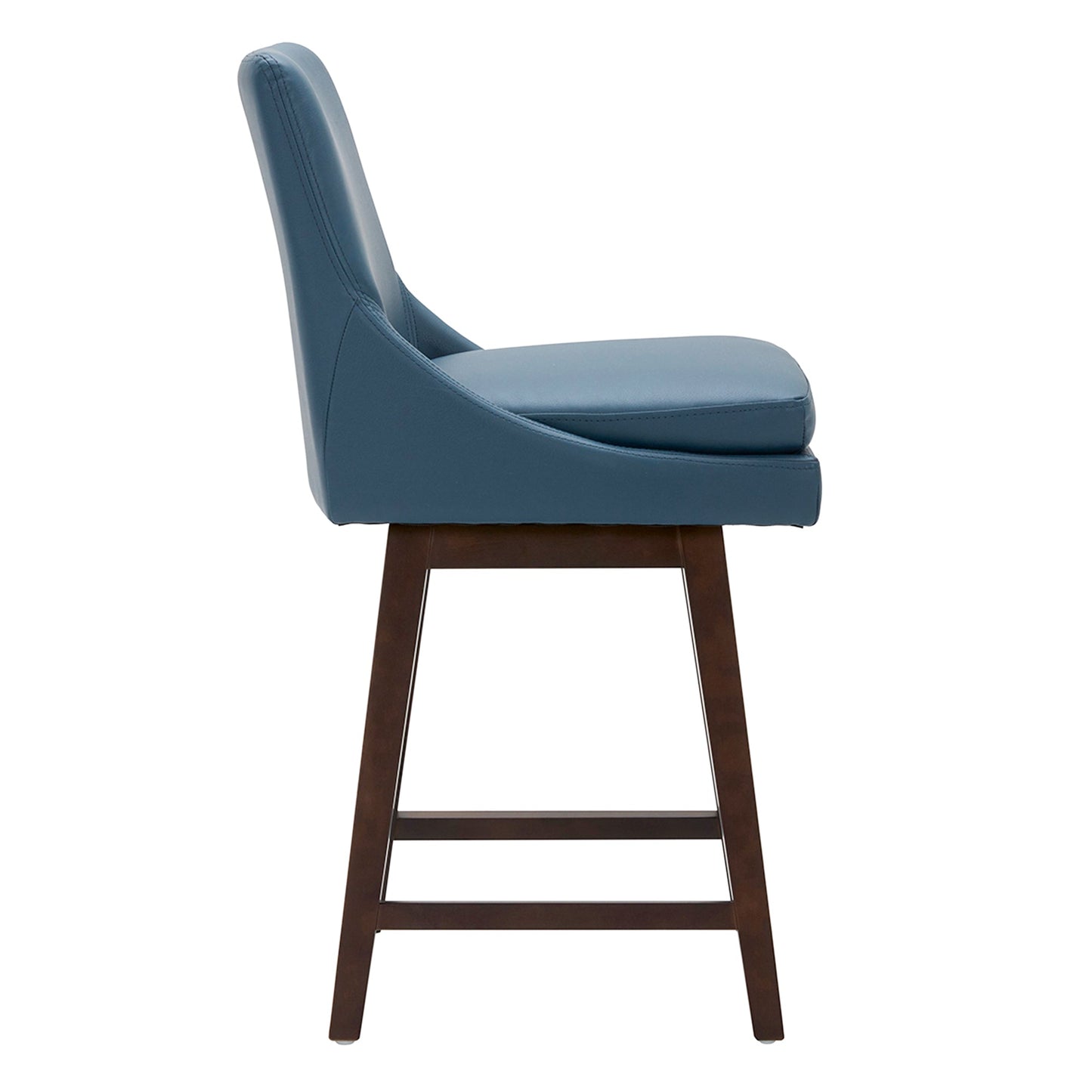 Swivel Bar Stool in Natural Wood Finish