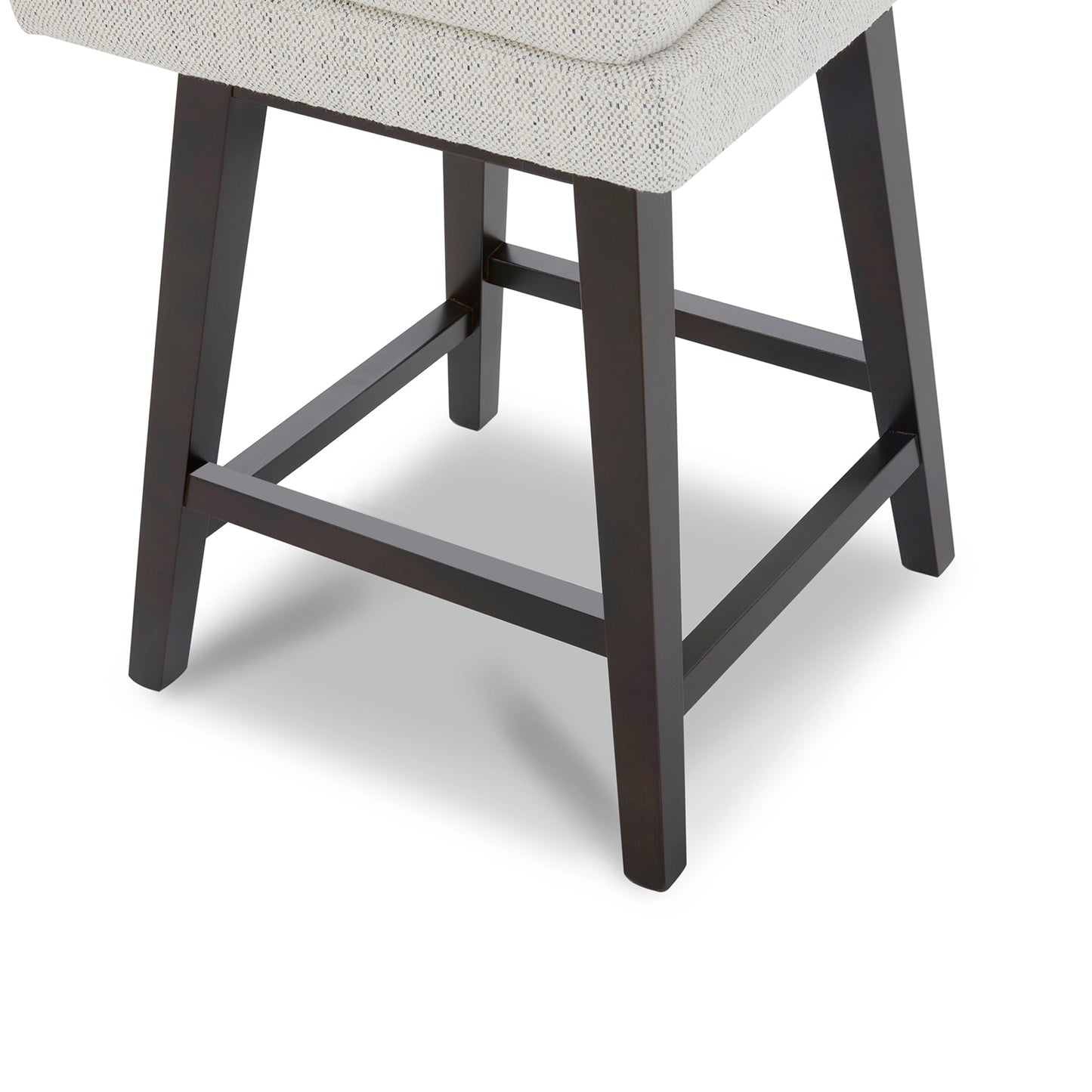 Swivel Bar Stool in Natural Wood Finish