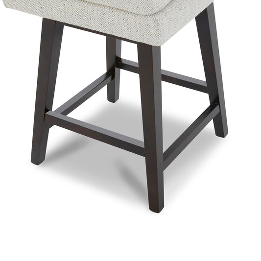Swivel Bar Stool in Natural Wood Finish