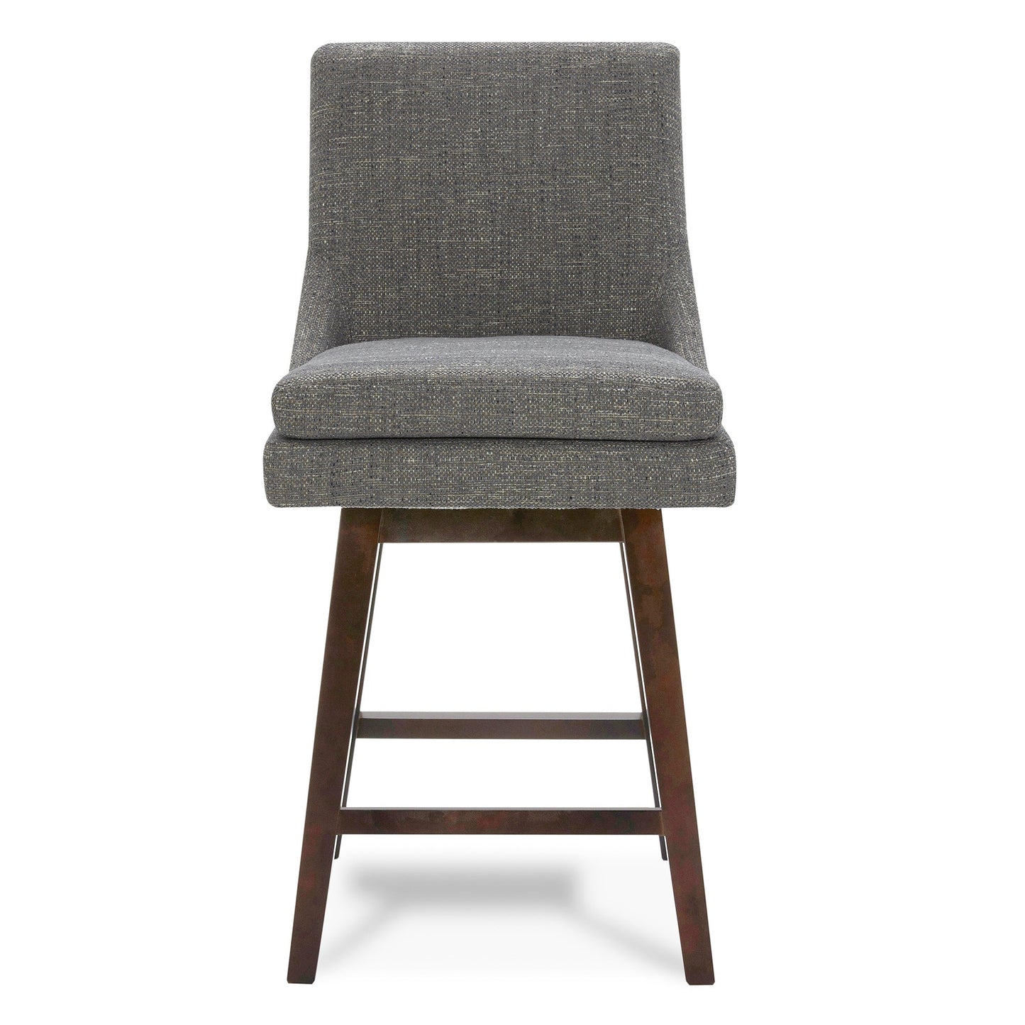 Swivel Bar Stool in Natural Wood Finish