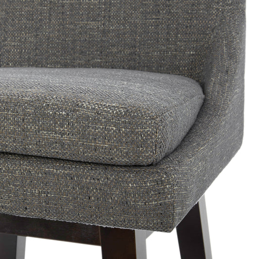 Swivel Bar Stool in Natural Wood Finish