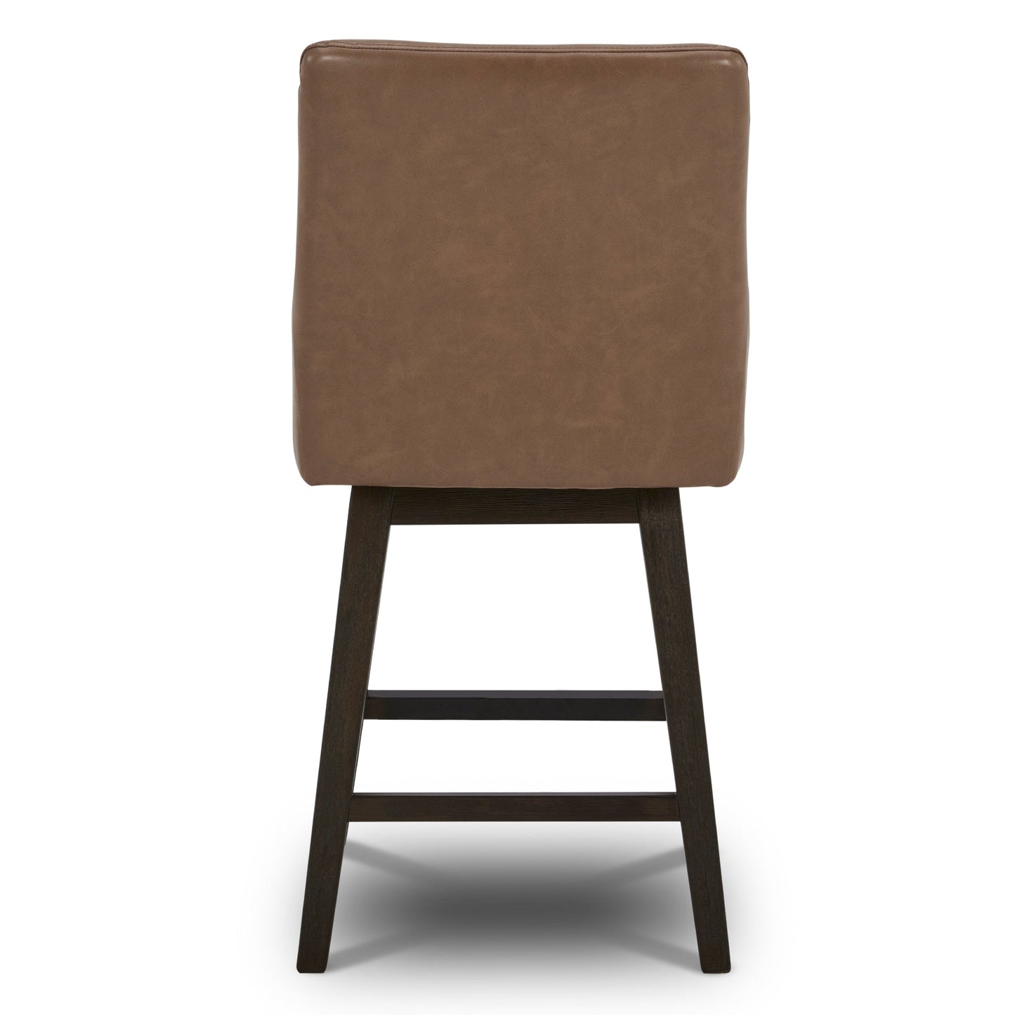 Swivel Bar Stool in Natural Wood Finish