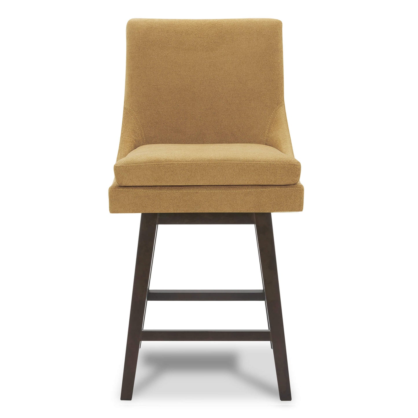 Swivel Bar Stool in Natural Wood Finish