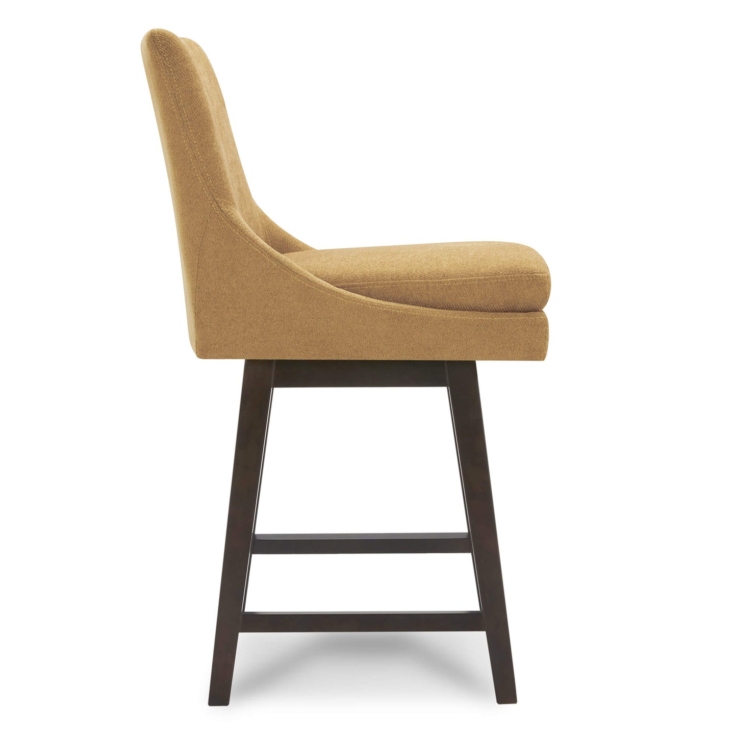 Swivel Bar Stool in Natural Wood Finish