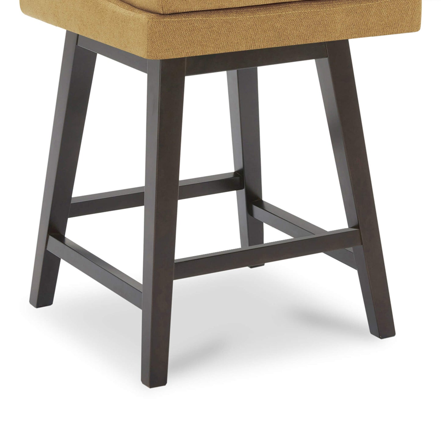 Swivel Bar Stool in Natural Wood Finish
