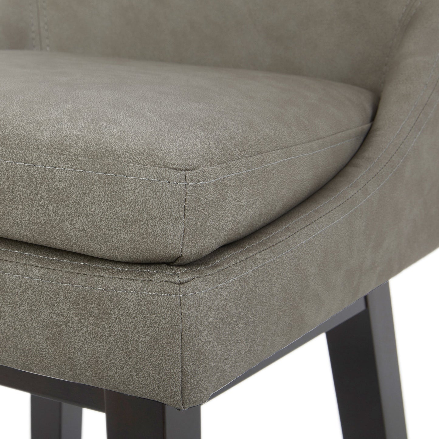 Swivel Bar Stool in Natural Wood Finish