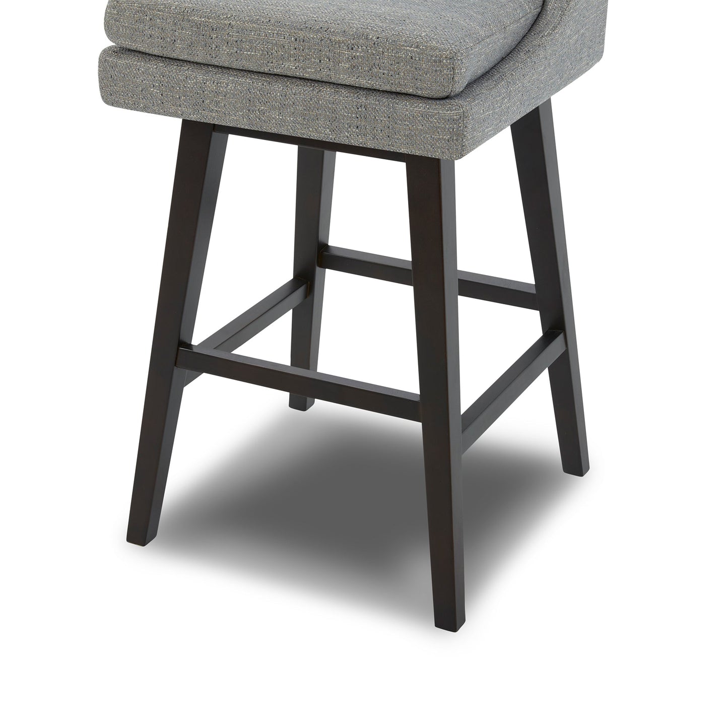 Swivel Bar Stool in Natural Wood Finish