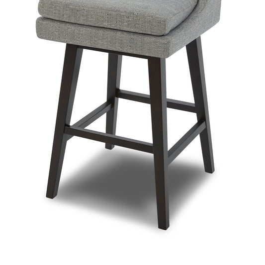 Swivel Bar Stool in Natural Wood Finish