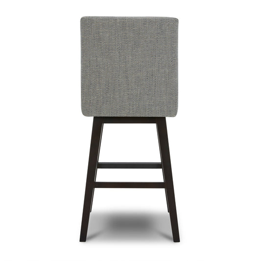 Swivel Bar Stool in Natural Wood Finish
