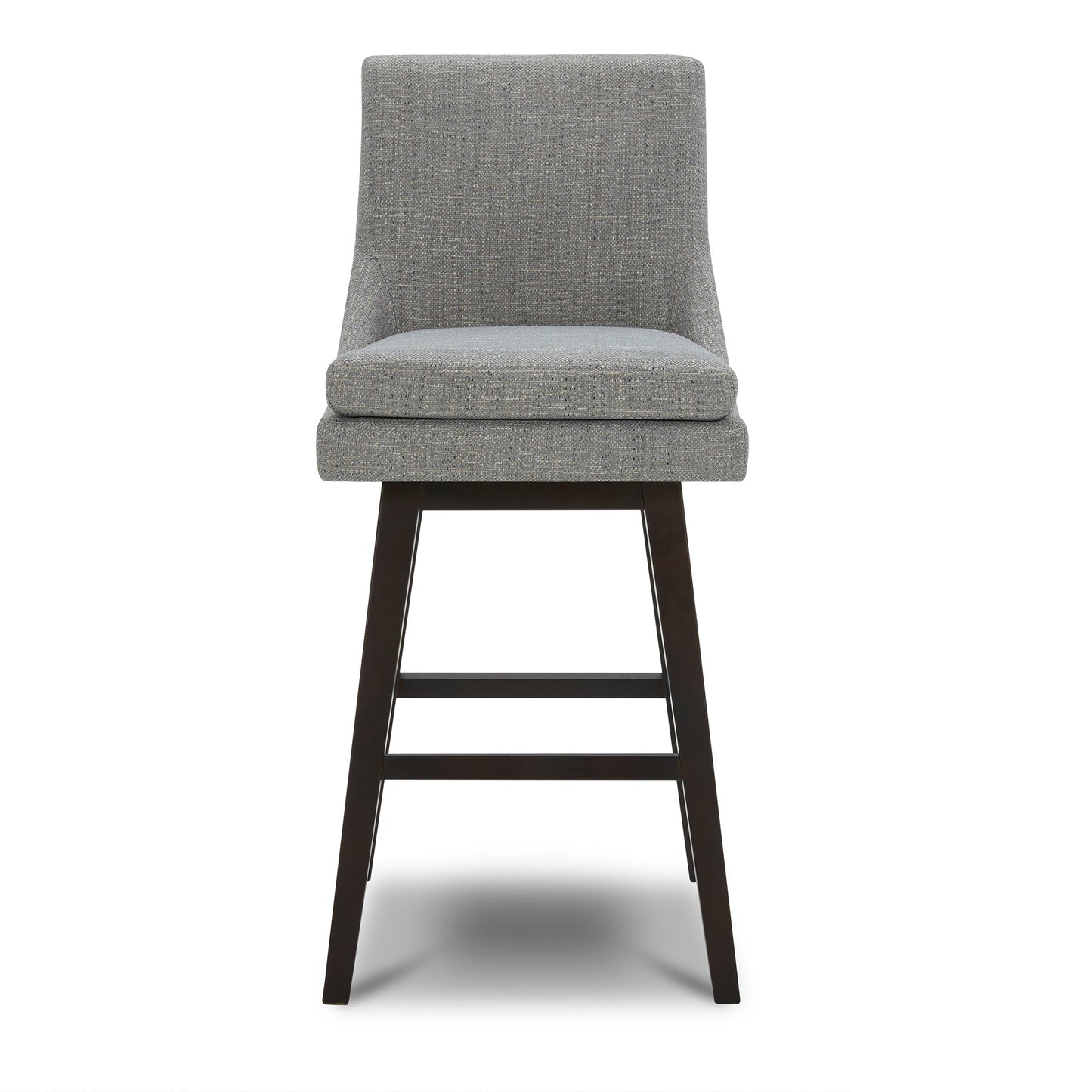 Swivel Bar Stool in Natural Wood Finish