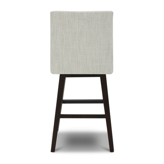 Swivel Bar Stool in Natural Wood Finish