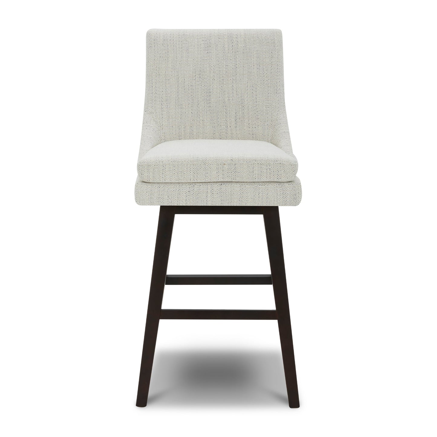 Swivel Bar Stool in Natural Wood Finish