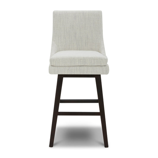 Swivel Bar Stool in Natural Wood Finish