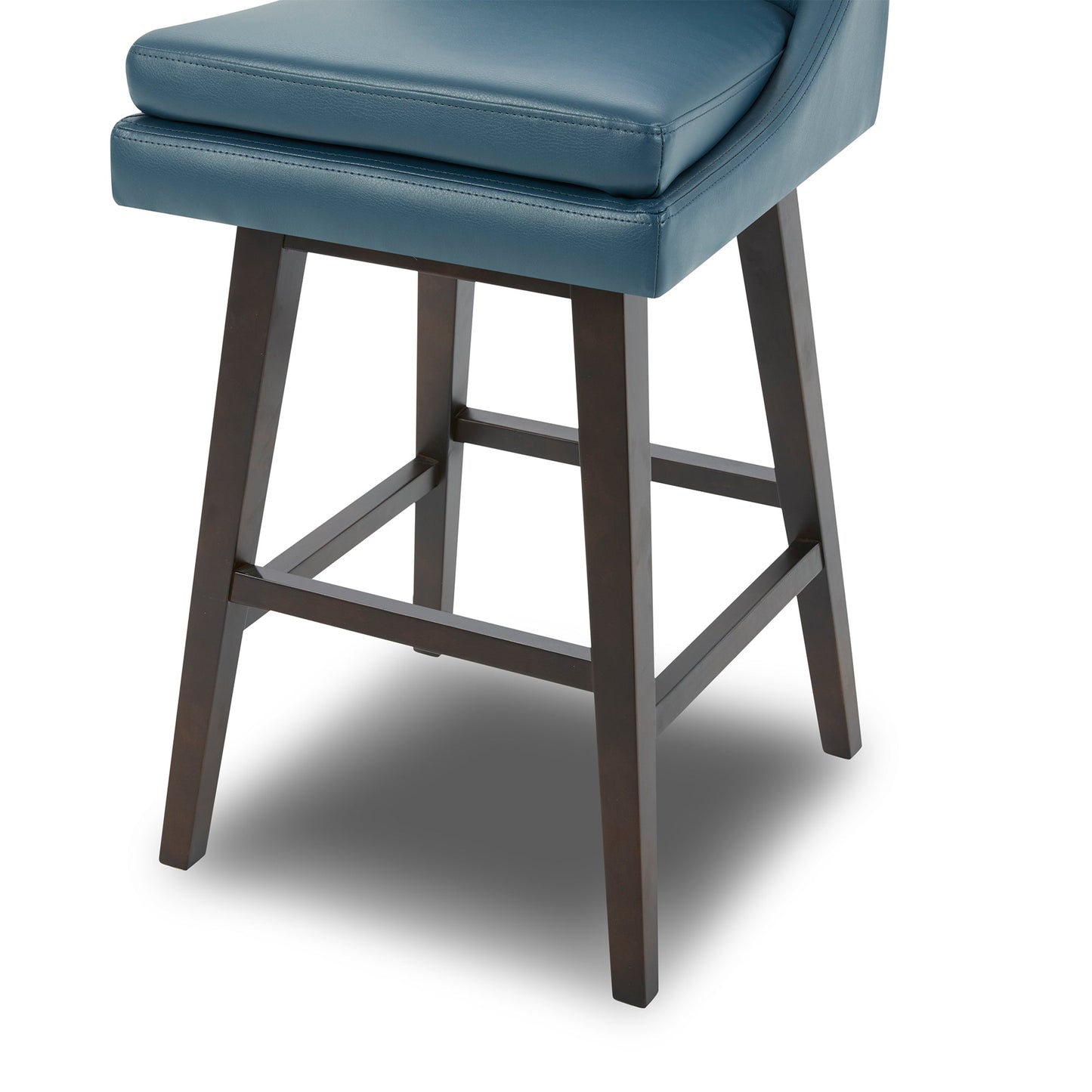 Swivel Bar Stool in Natural Wood Finish