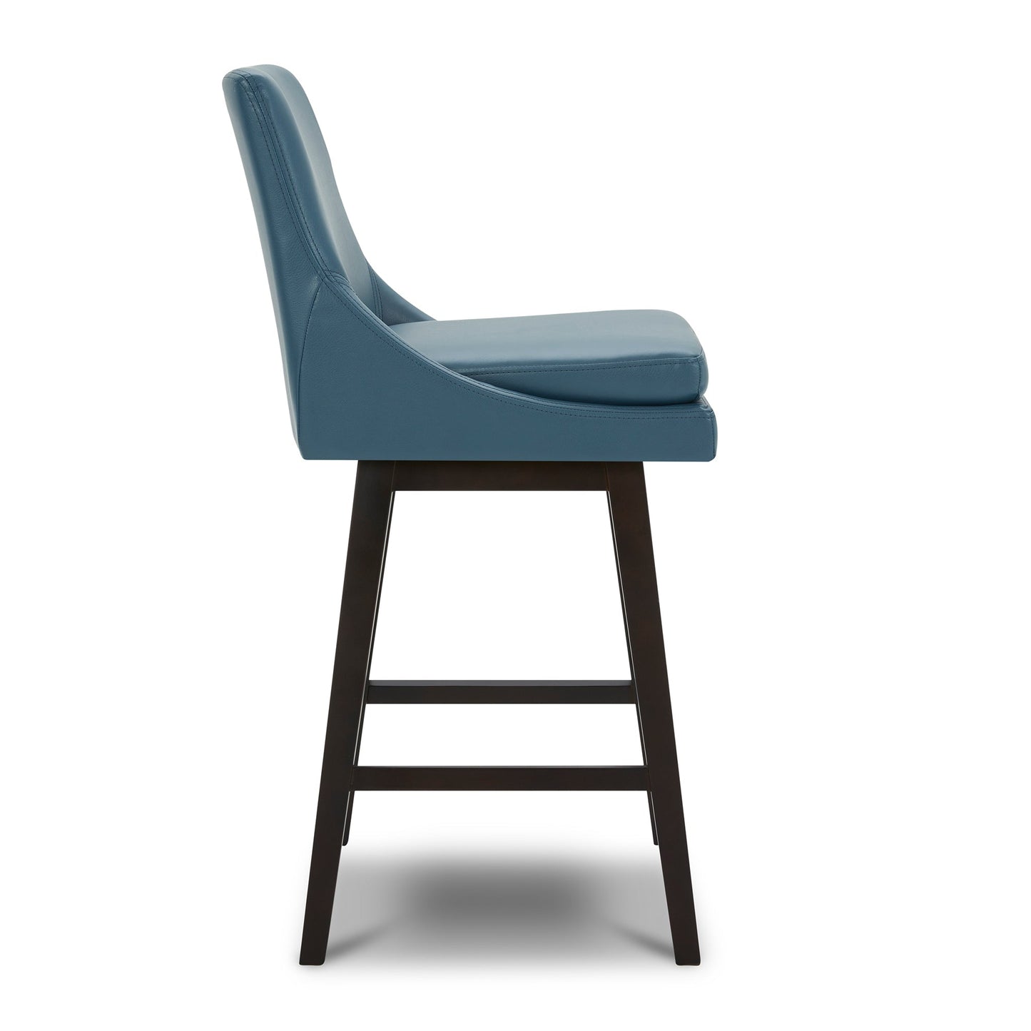 Swivel Bar Stool in Natural Wood Finish