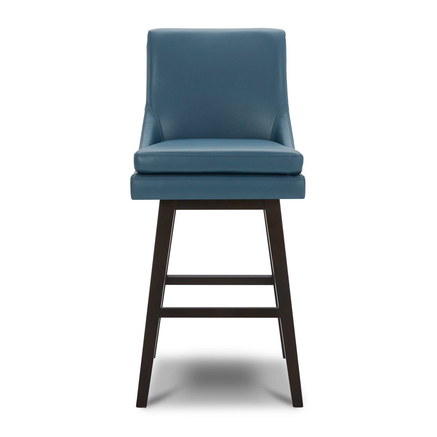 Swivel Bar Stool in Natural Wood Finish