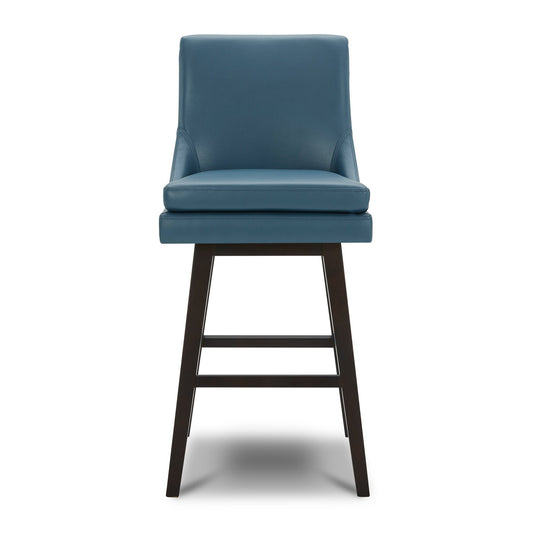 Swivel Bar Stool in Natural Wood Finish