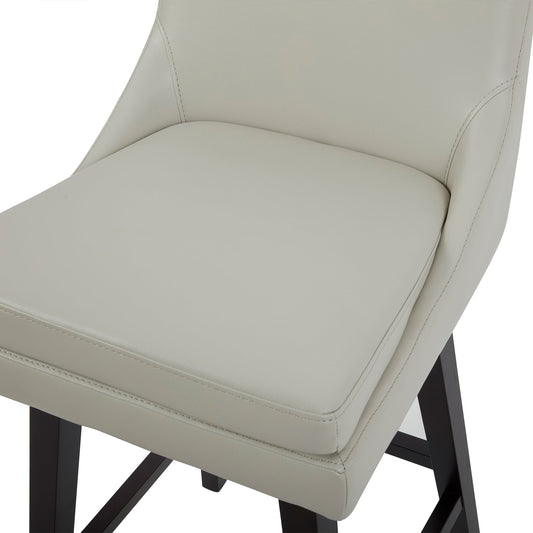 Swivel Bar Stool in Natural Wood Finish