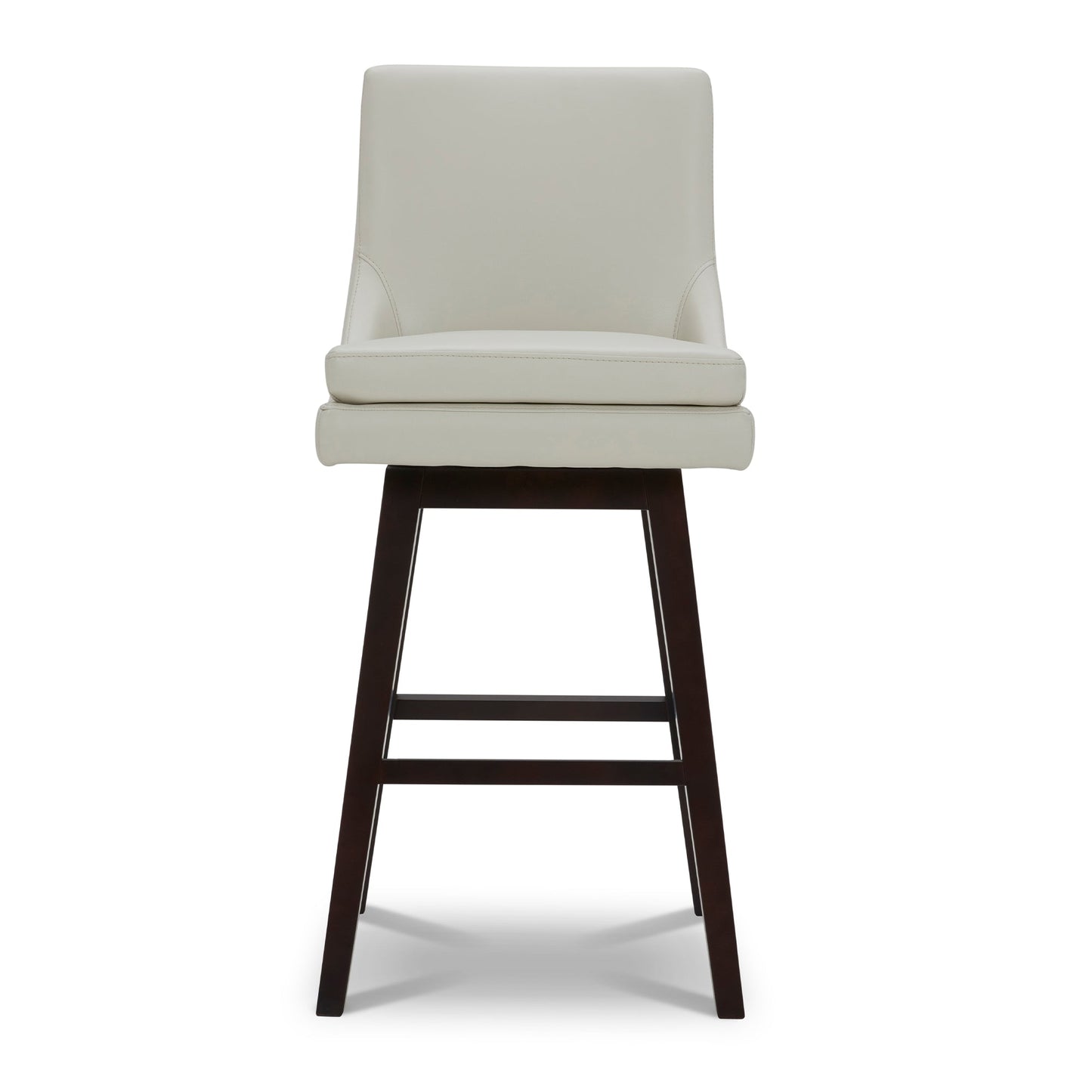 Swivel Bar Stool in Natural Wood Finish