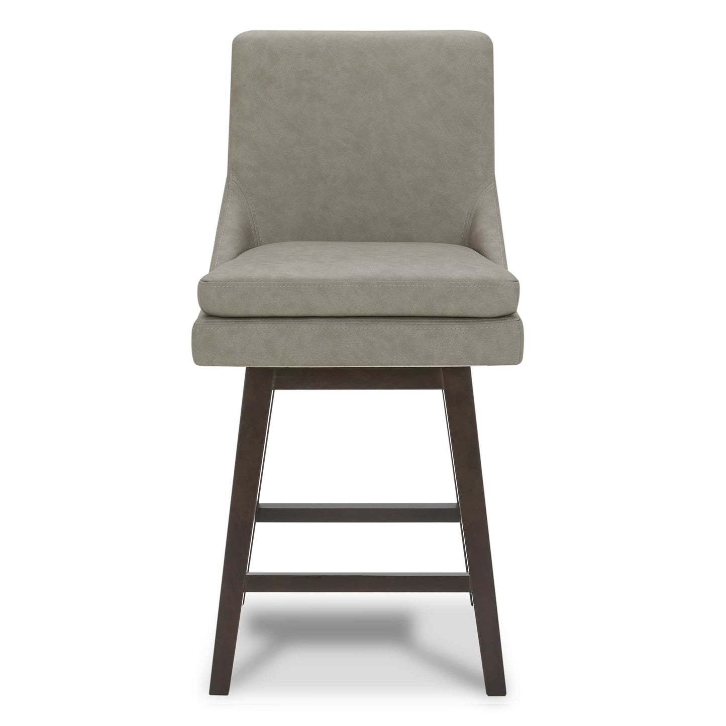 Swivel Bar Stool in Natural Wood Finish