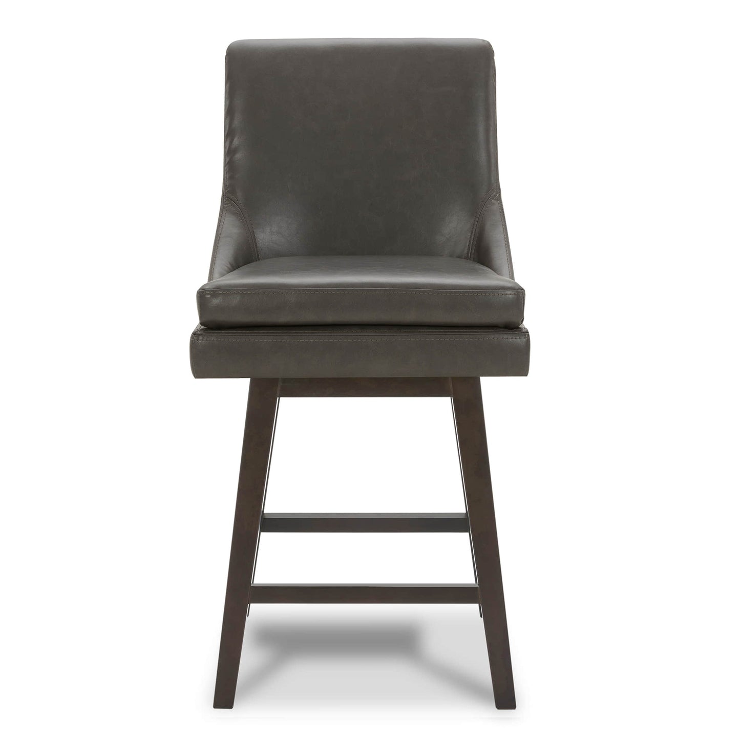 Swivel Bar Stool in Natural Wood Finish