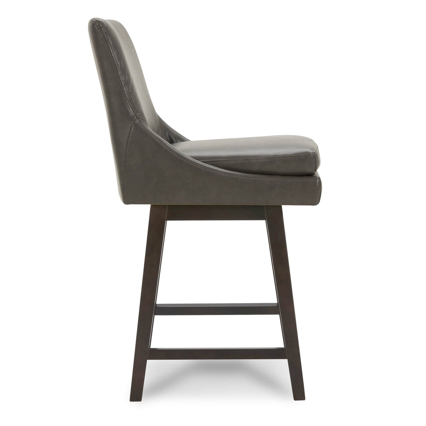 Swivel Bar Stool in Natural Wood Finish