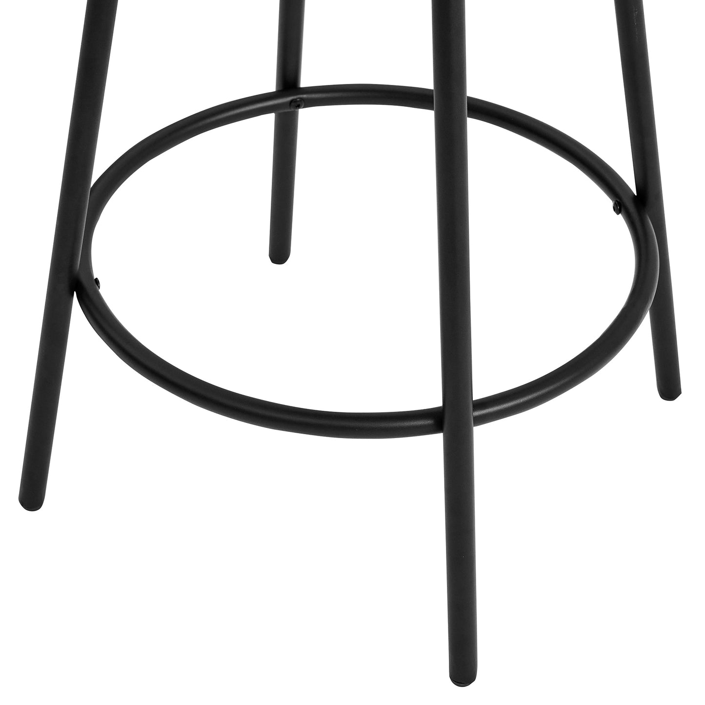 Swivel Bar Stools with Upholstered Seat and Back Rest