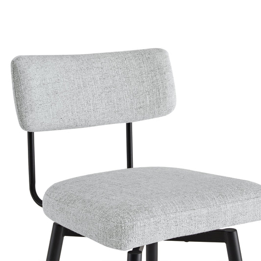 Swivel Counter Stools with Wooden Seat and Metal Frame
