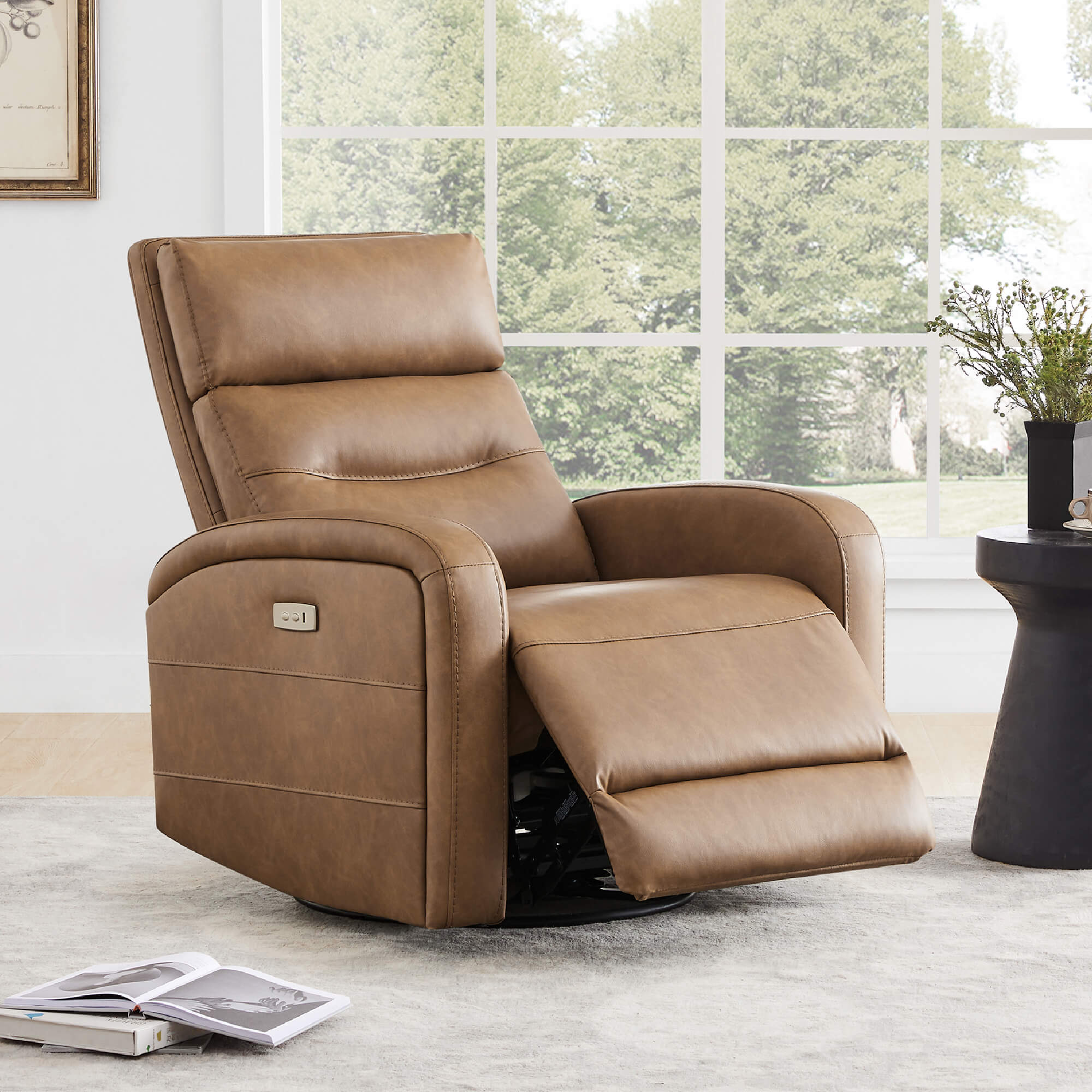 Swivel Glider Recliner with Power Mechanism