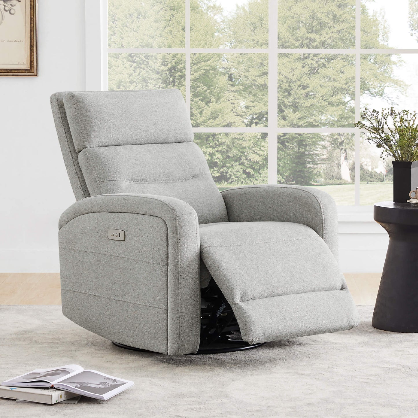 Swivel Glider Recliner with Power Mechanism