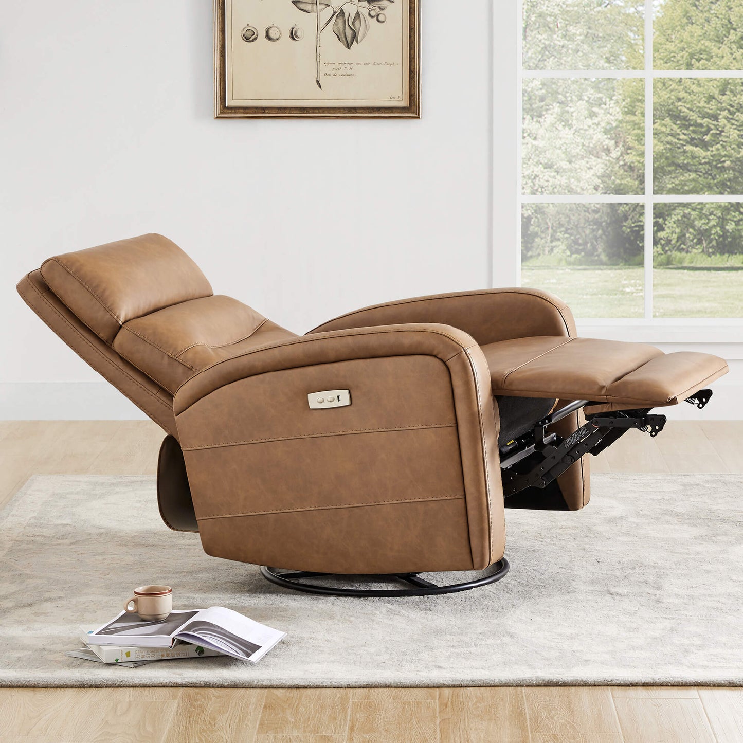 Swivel Glider Recliner with Power Mechanism