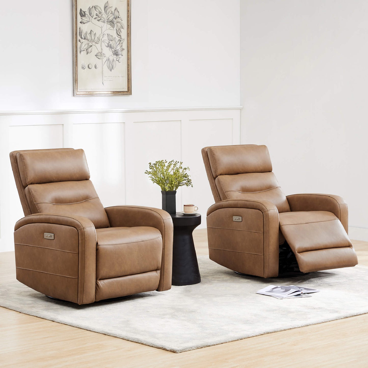 Swivel Glider Recliner with Power Mechanism