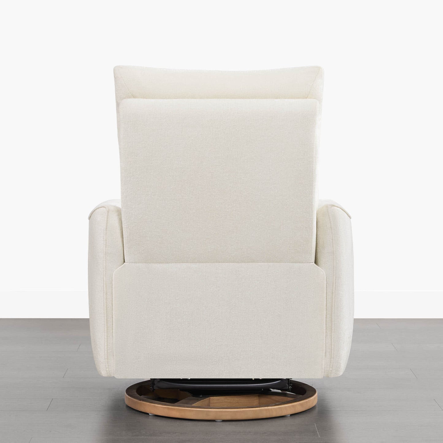 Swivel Nursery Glider Recliner with Power Headrest