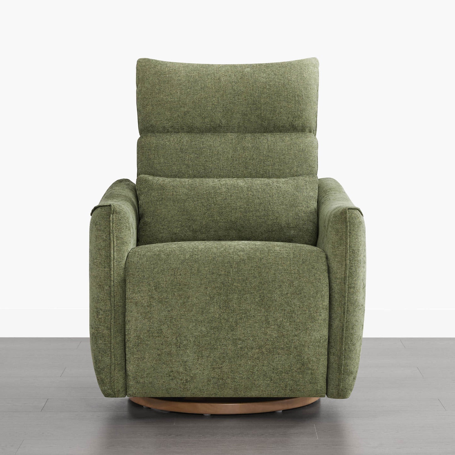 Swivel Nursery Glider Recliner with Power Headrest