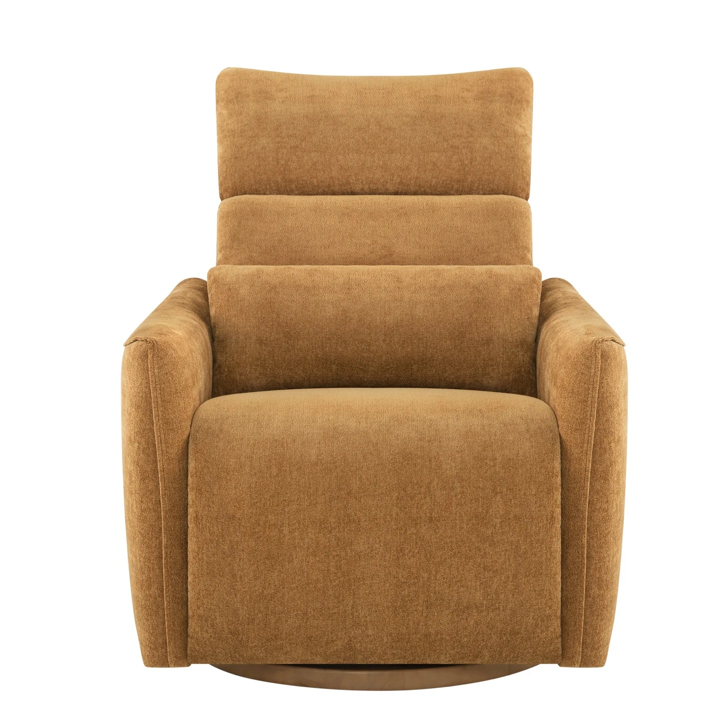 Swivel Nursery Glider Recliner with Power Headrest