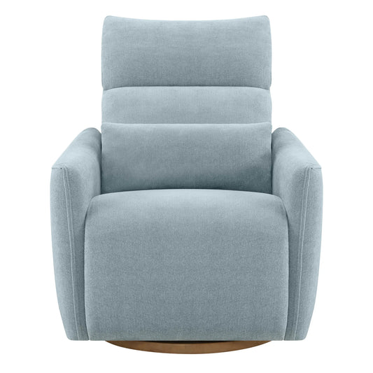 Swivel Nursery Glider Recliner with Power Headrest