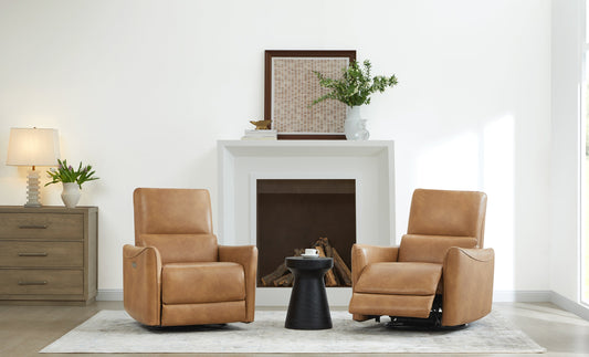 Swivel Nursery Glider Recliner with Power Recline