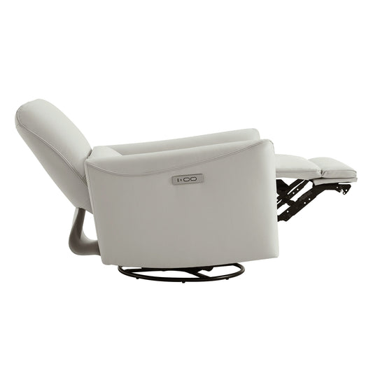 Swivel Nursery Glider Recliner with Power Recline