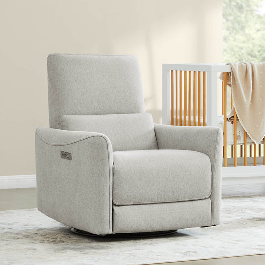 Swivel Nursery Glider Recliner with Power Recline