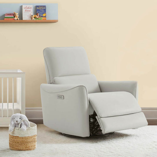 Swivel Nursery Glider Recliner with Power Recline