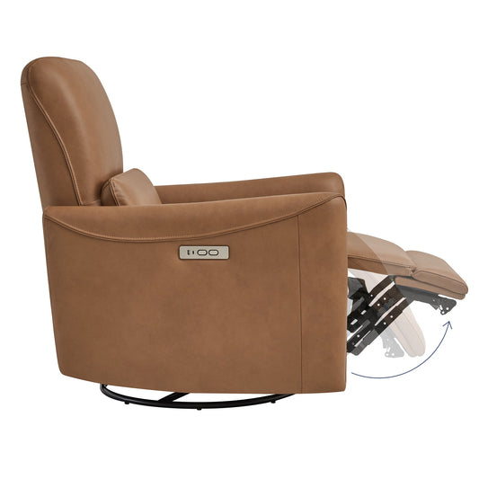 Swivel Nursery Glider Recliner with Power Recline