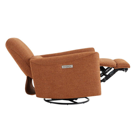 Swivel Nursery Glider Recliner with Power Recline